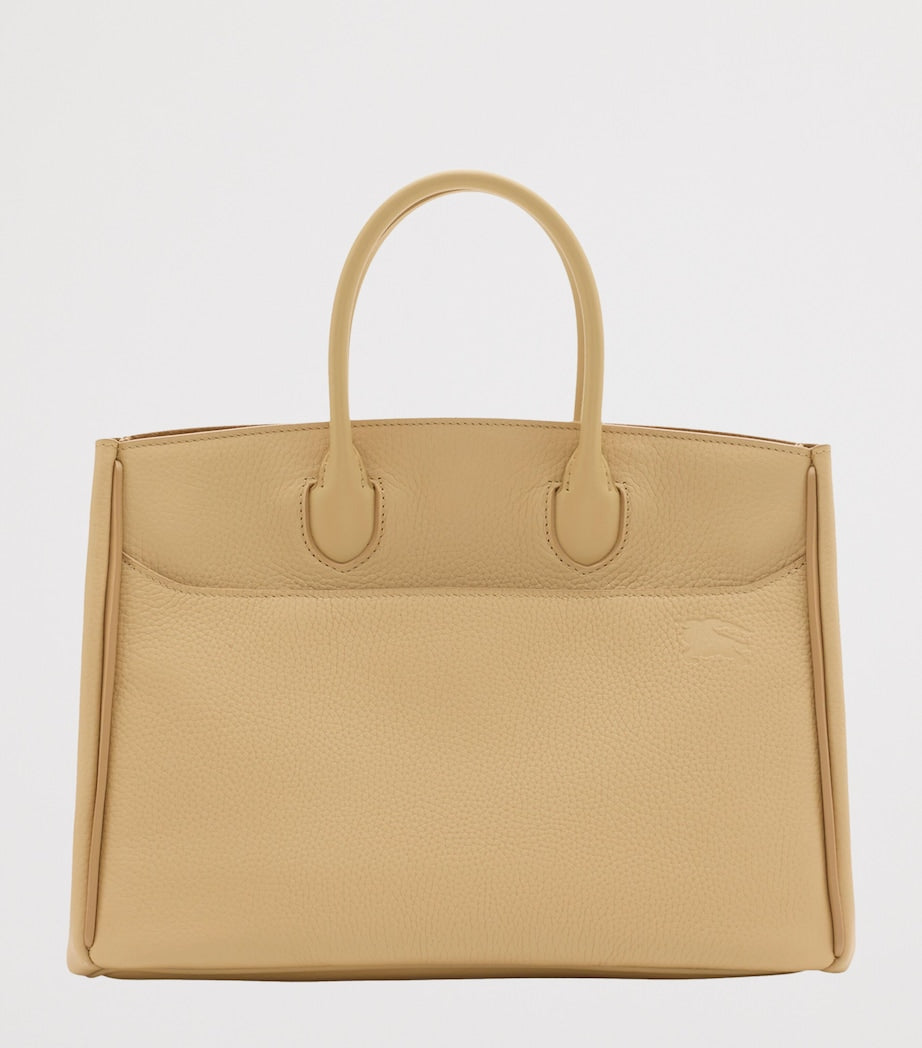 Burberry Beige Small Calf Leather Rocking Horse Tote Bag