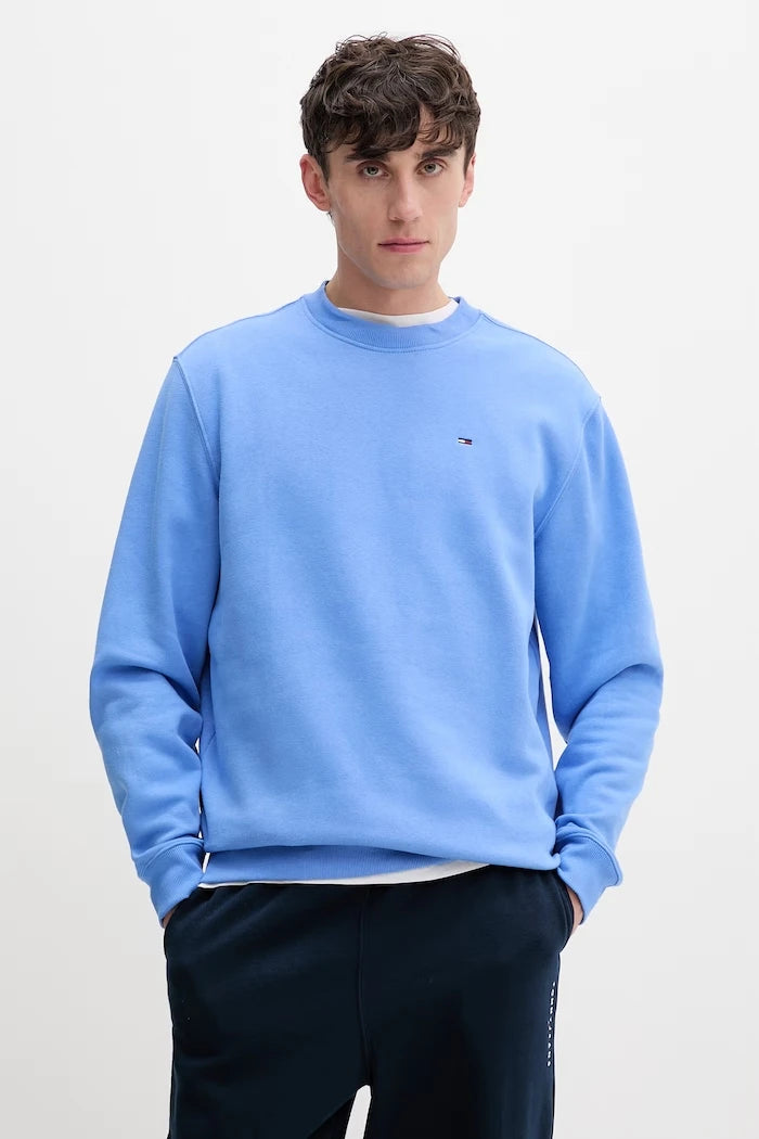 Tommy Jeans erkek pamuklu sweatshirt