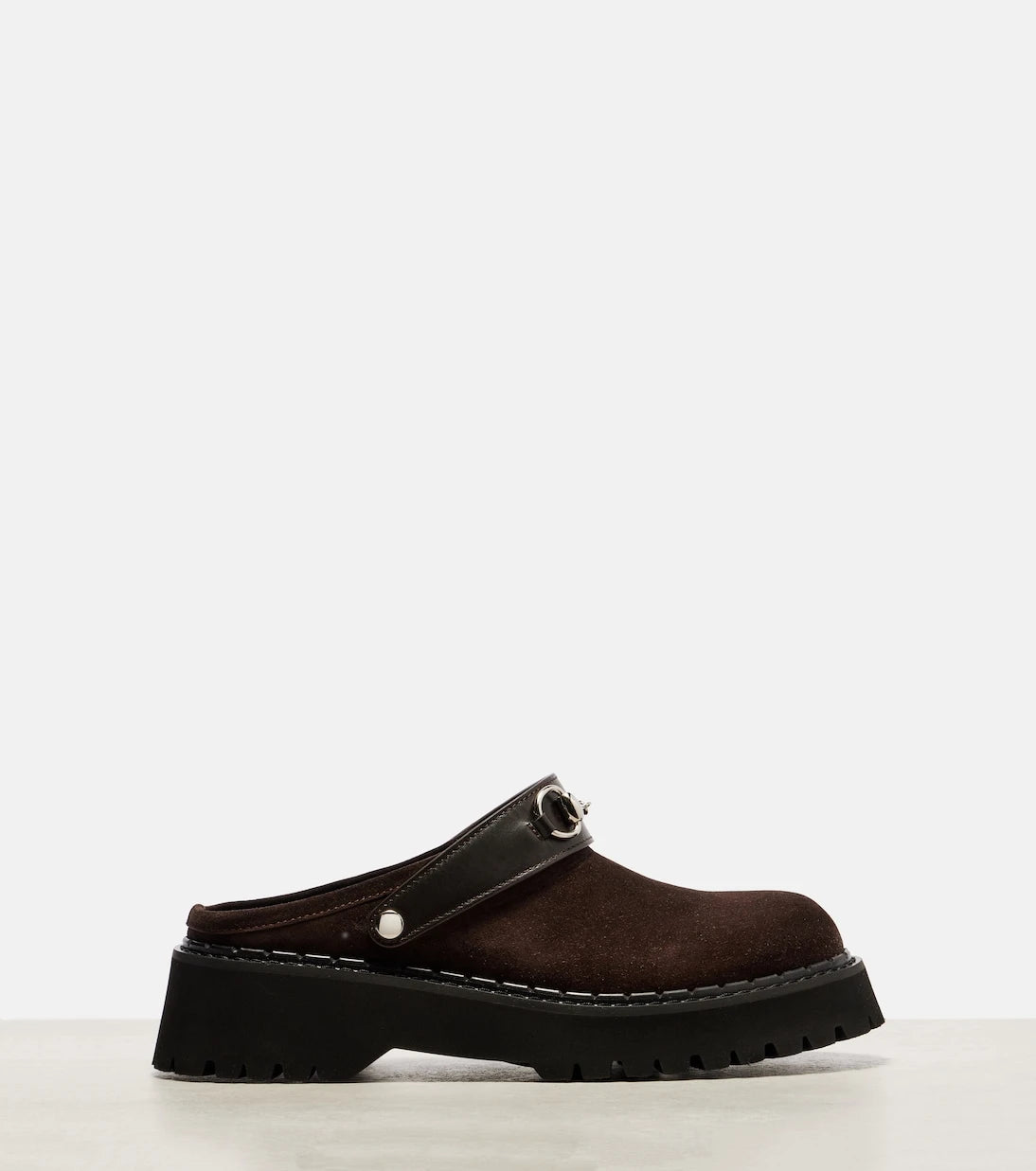Gucci - Horsebit suede mules