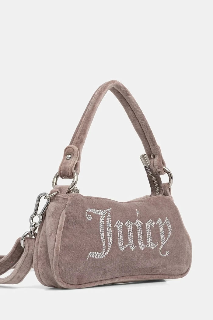 Juicy Couture kadın kadife crossbody çanta Kimberly