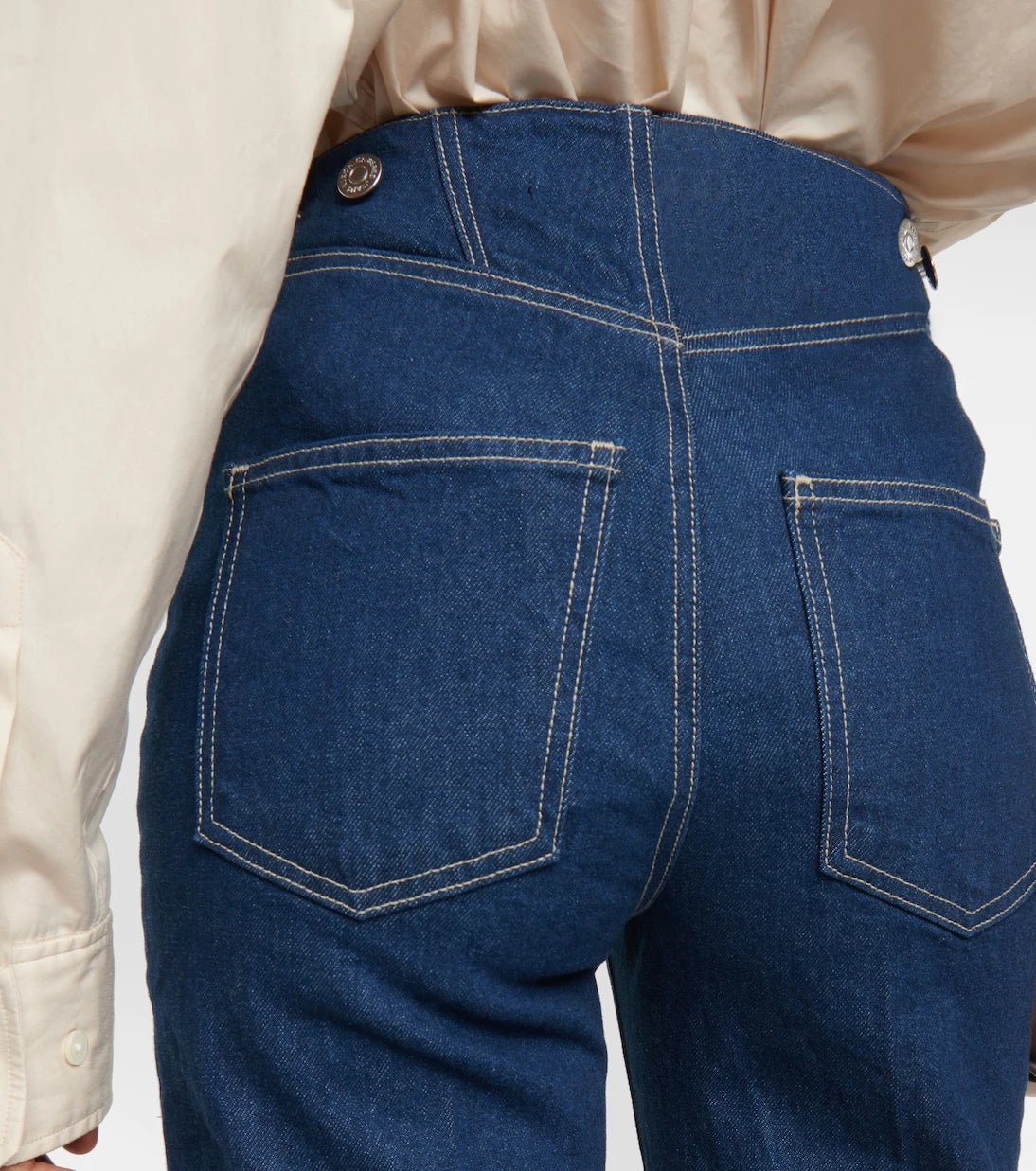 Veronica Beard - Crosbie high-rise wide-leg jeans