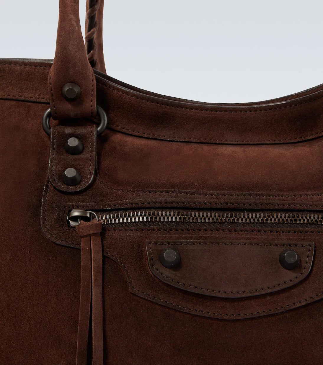 Balenciaga - Le City Large suede tote bag