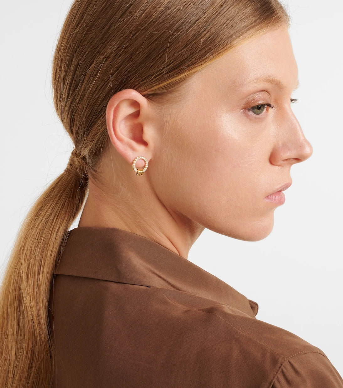 Spinelli Kilcollin - Sidra 18kt gold earrings with diamonds