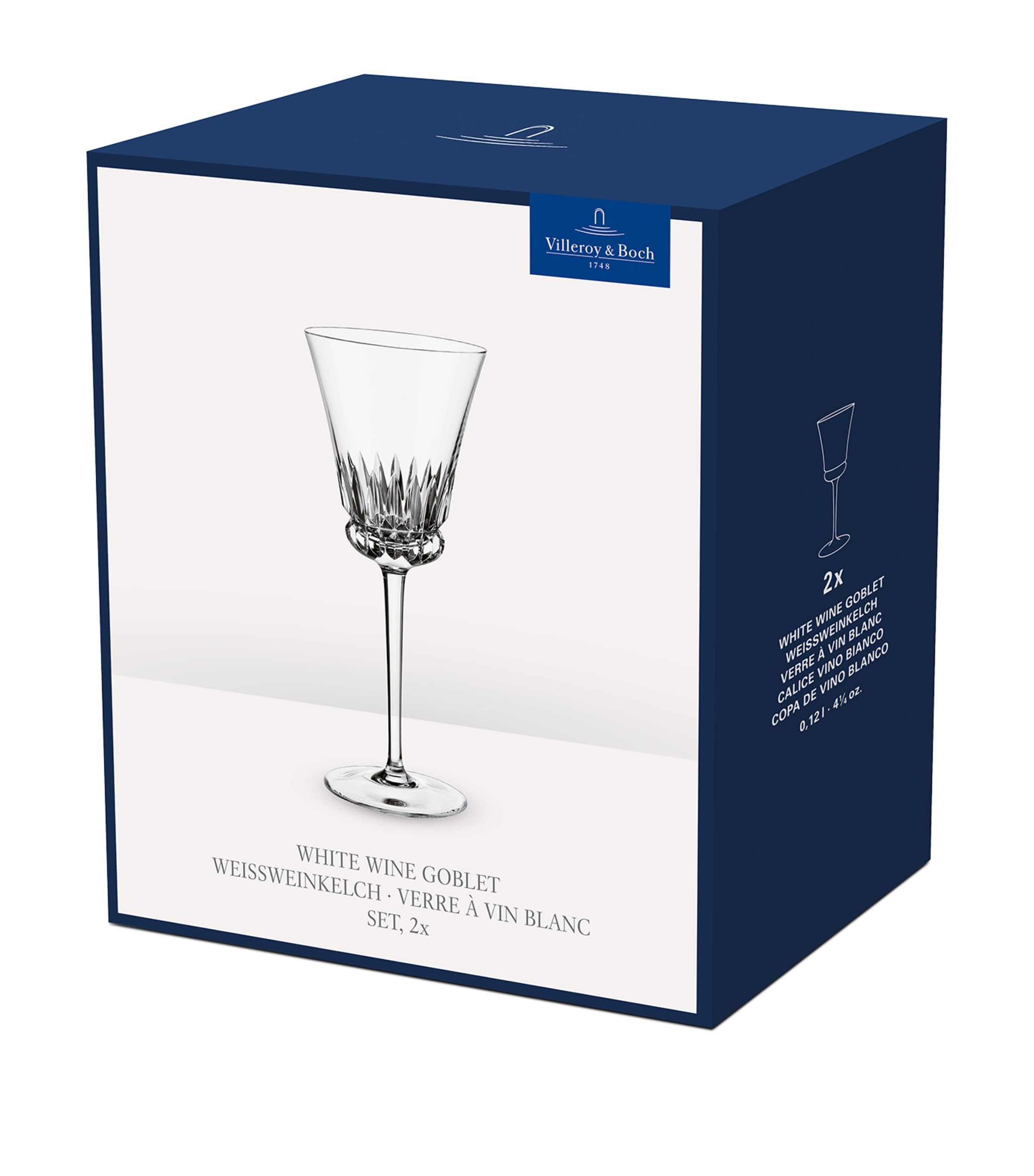 Set of 2 Grand Royal White Wine Goblet (125ml)