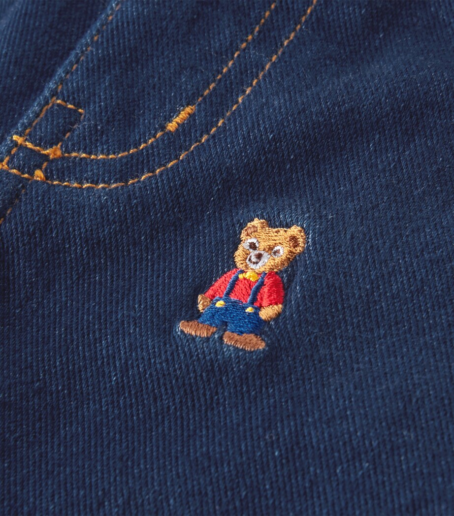 Cotton Embroidered Jeans (2-5 Years)