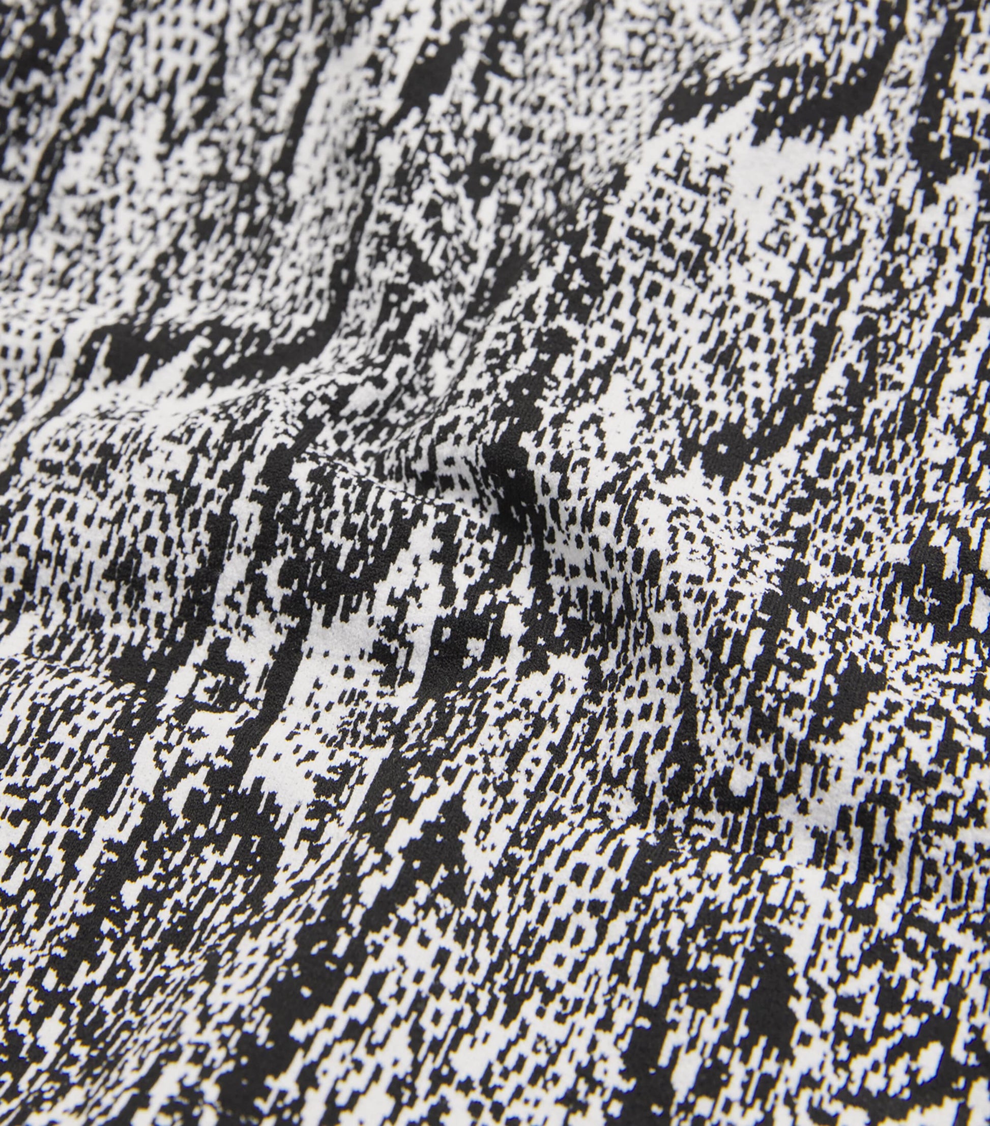 Seamless Python-Print Crop Top 8222 WHITE BLAC