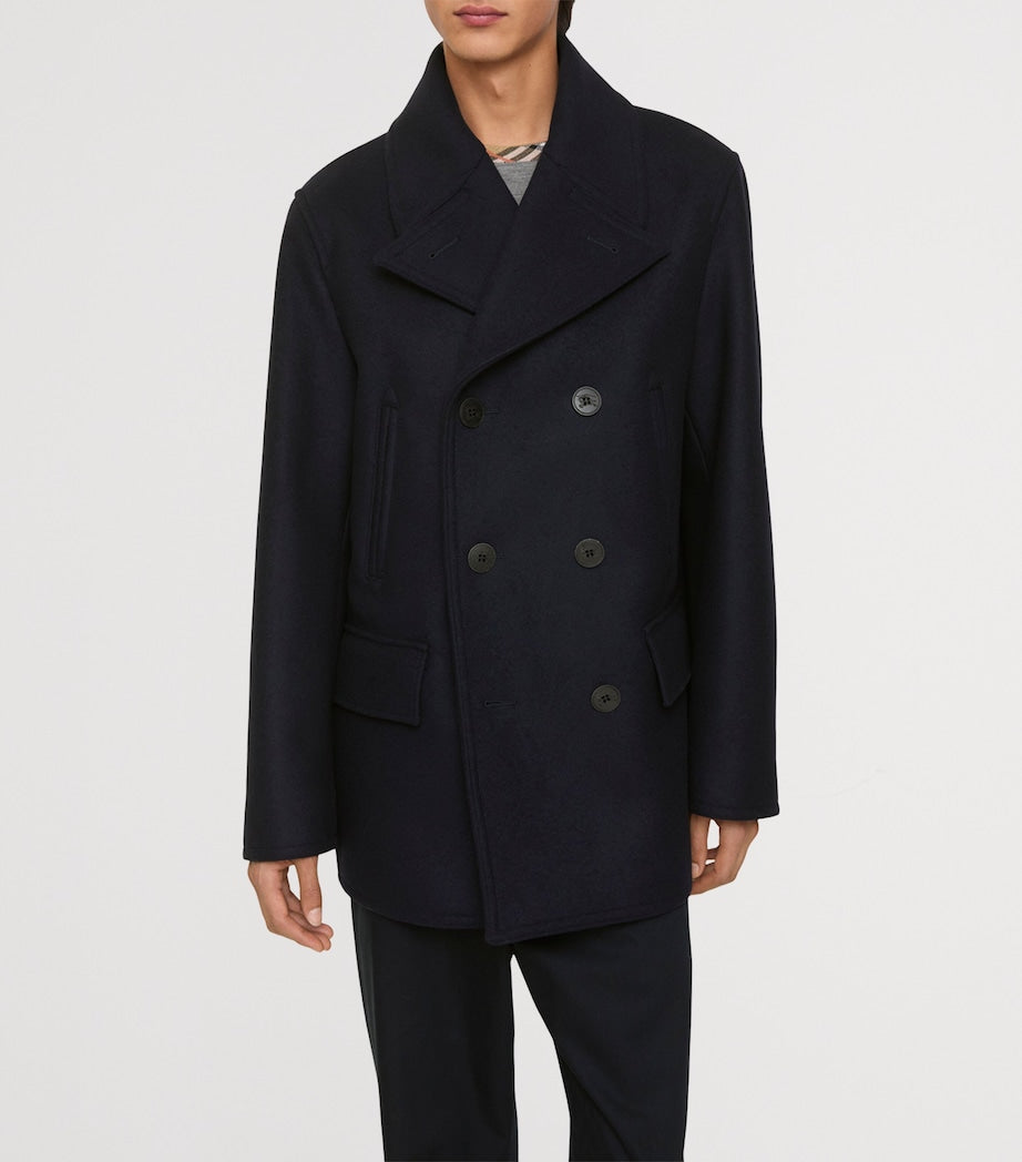Navy Wool Pea Coat