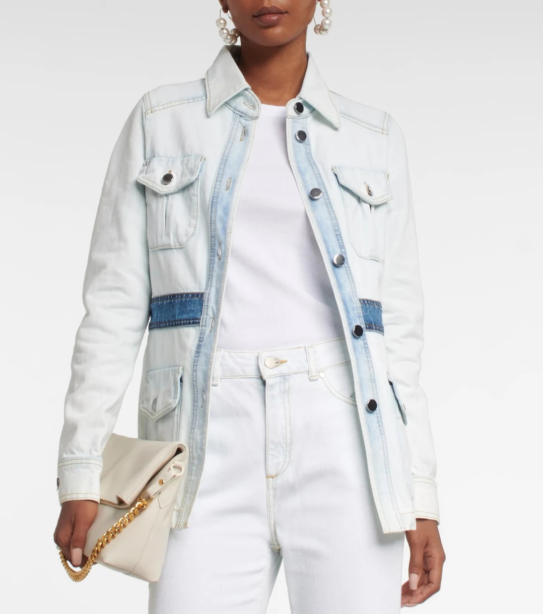 Dorothee Schumacher - Denim Love patchwork denim jacket