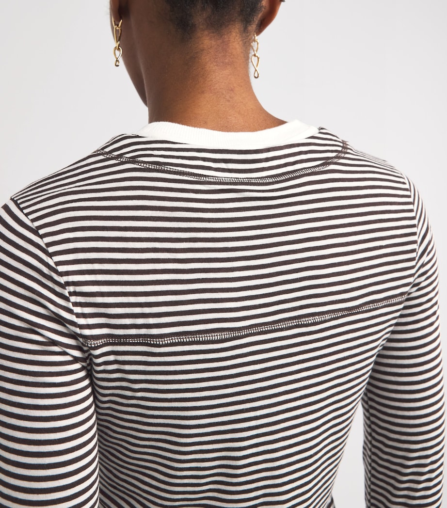 Stripe Double-Layer Top