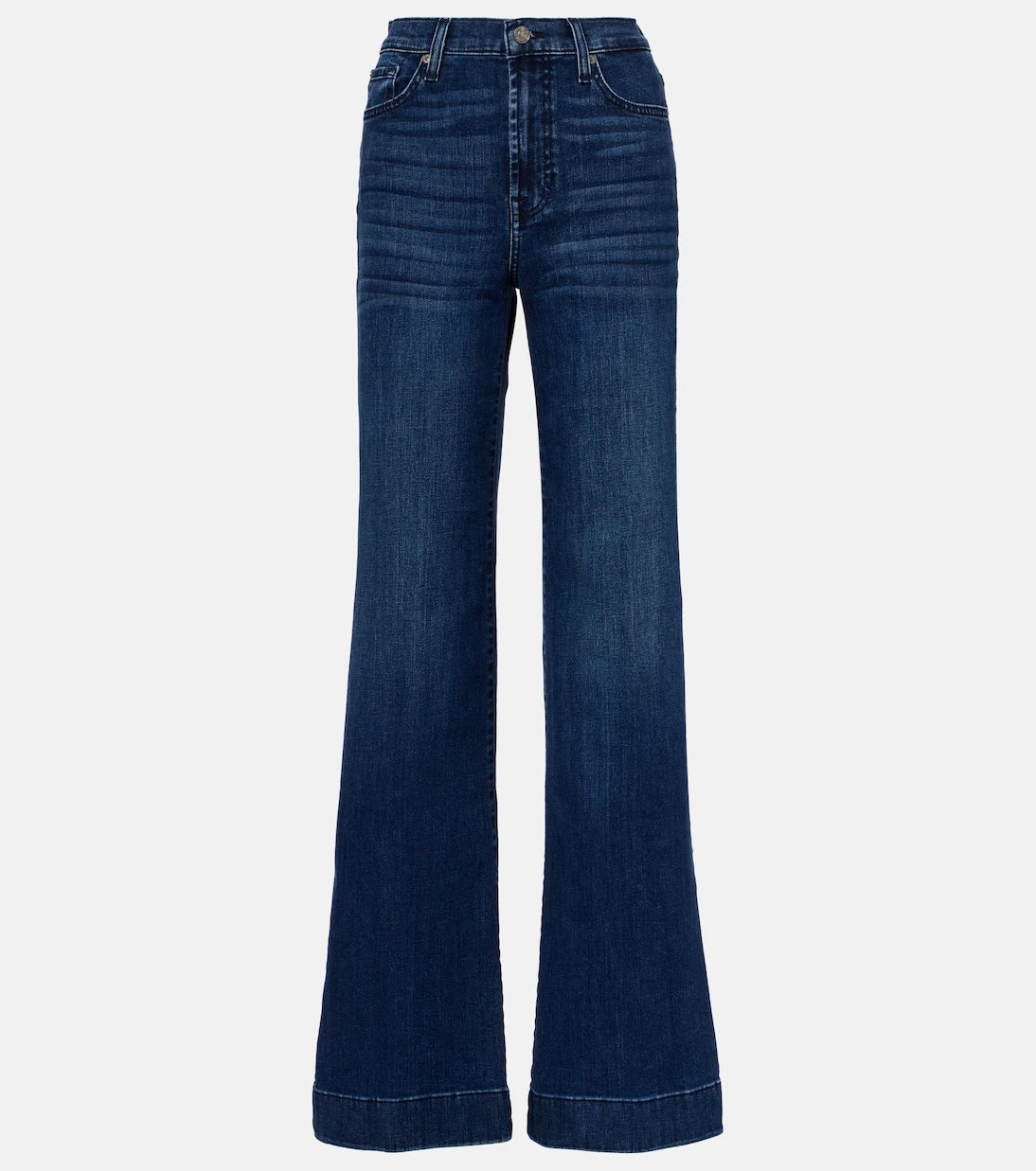 7 For All Mankind - بنطلون جينز مودرن دوجو واسع بخصر عالٍ