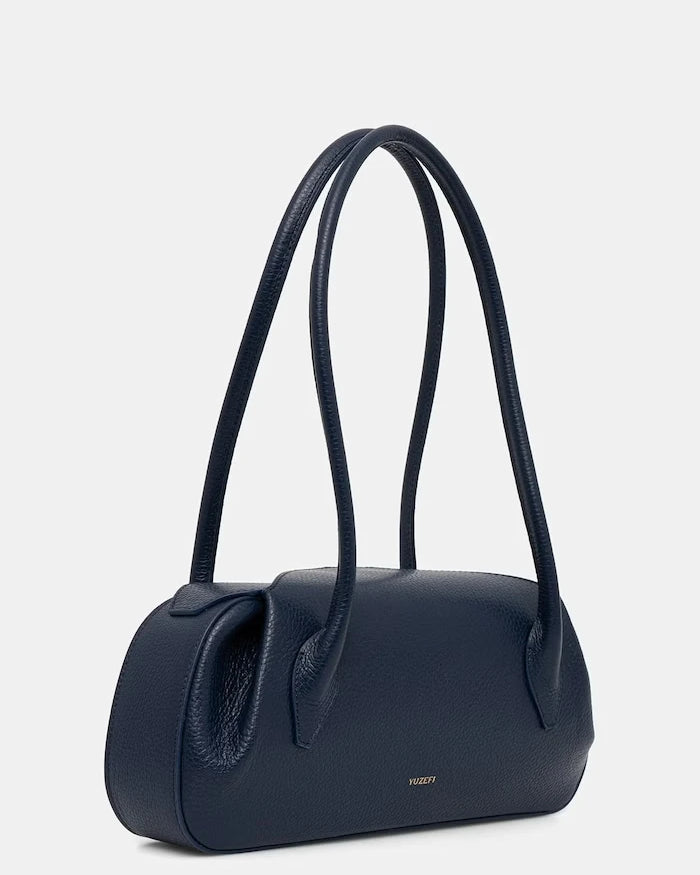 Yuzefi чанта тип багета дамска от кожа OYSTER SHOULDER BAG