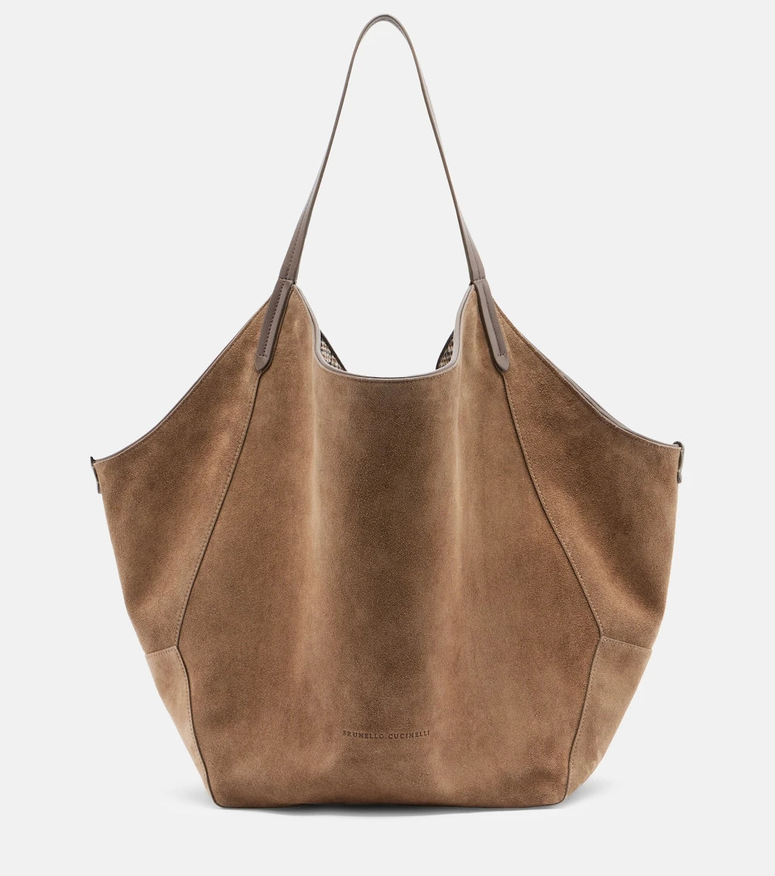 Brunello Cucinelli - Medium suede tote bag