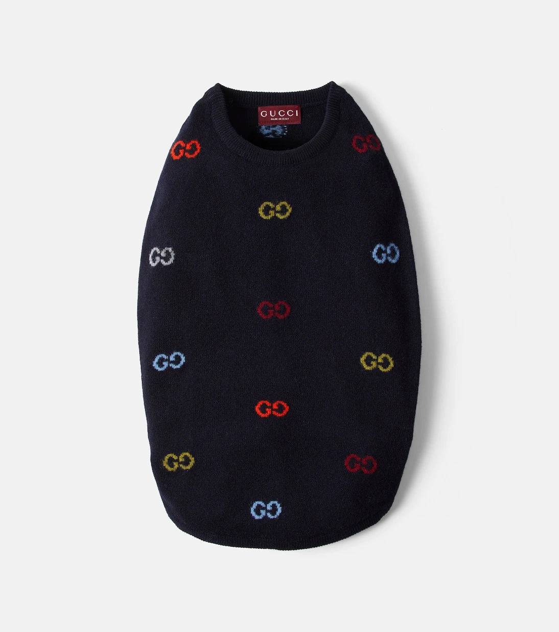 Gucci - GG wool dog sweater