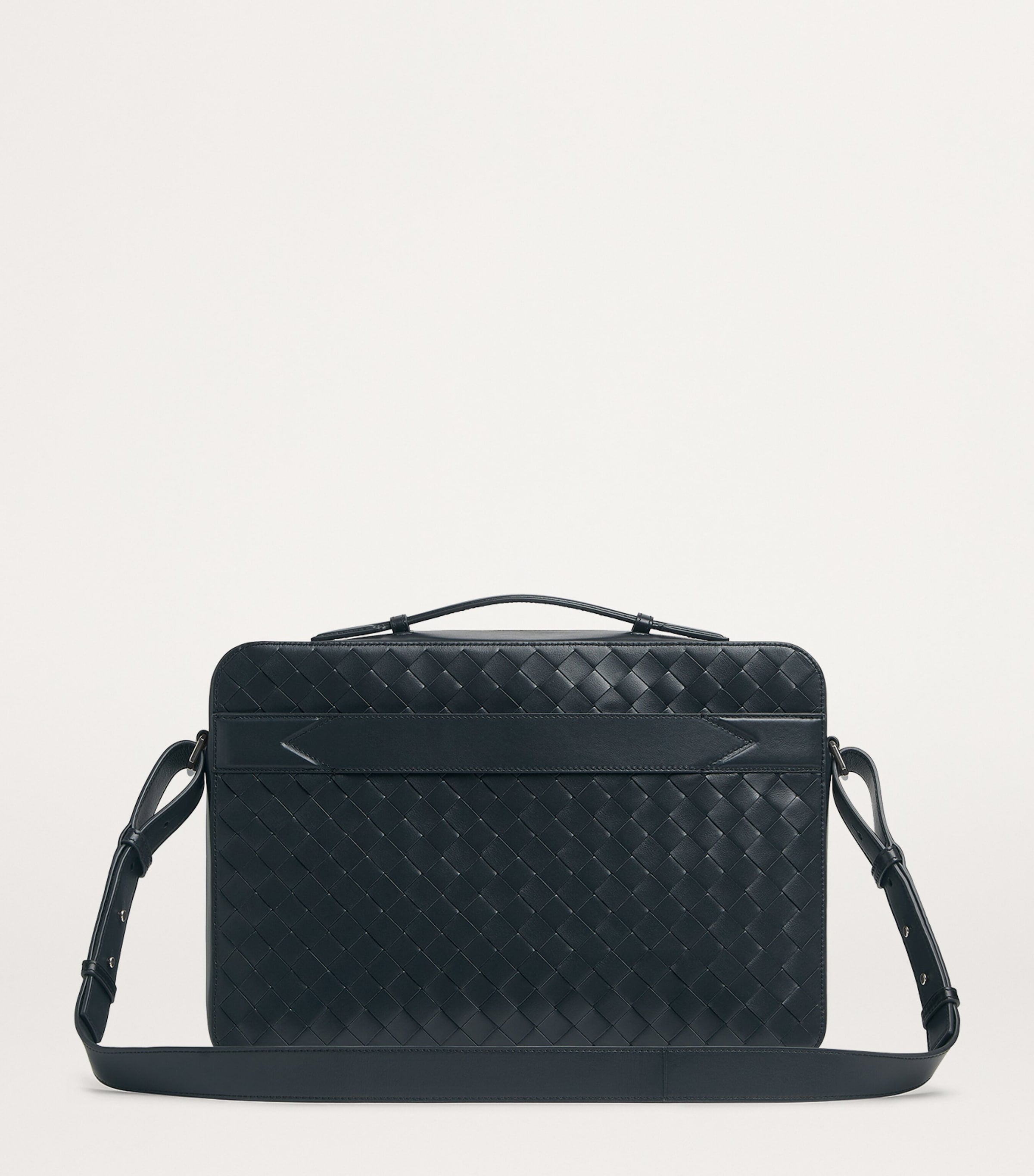 Bottega Veneta Leather Slim Getaway Briefcase
