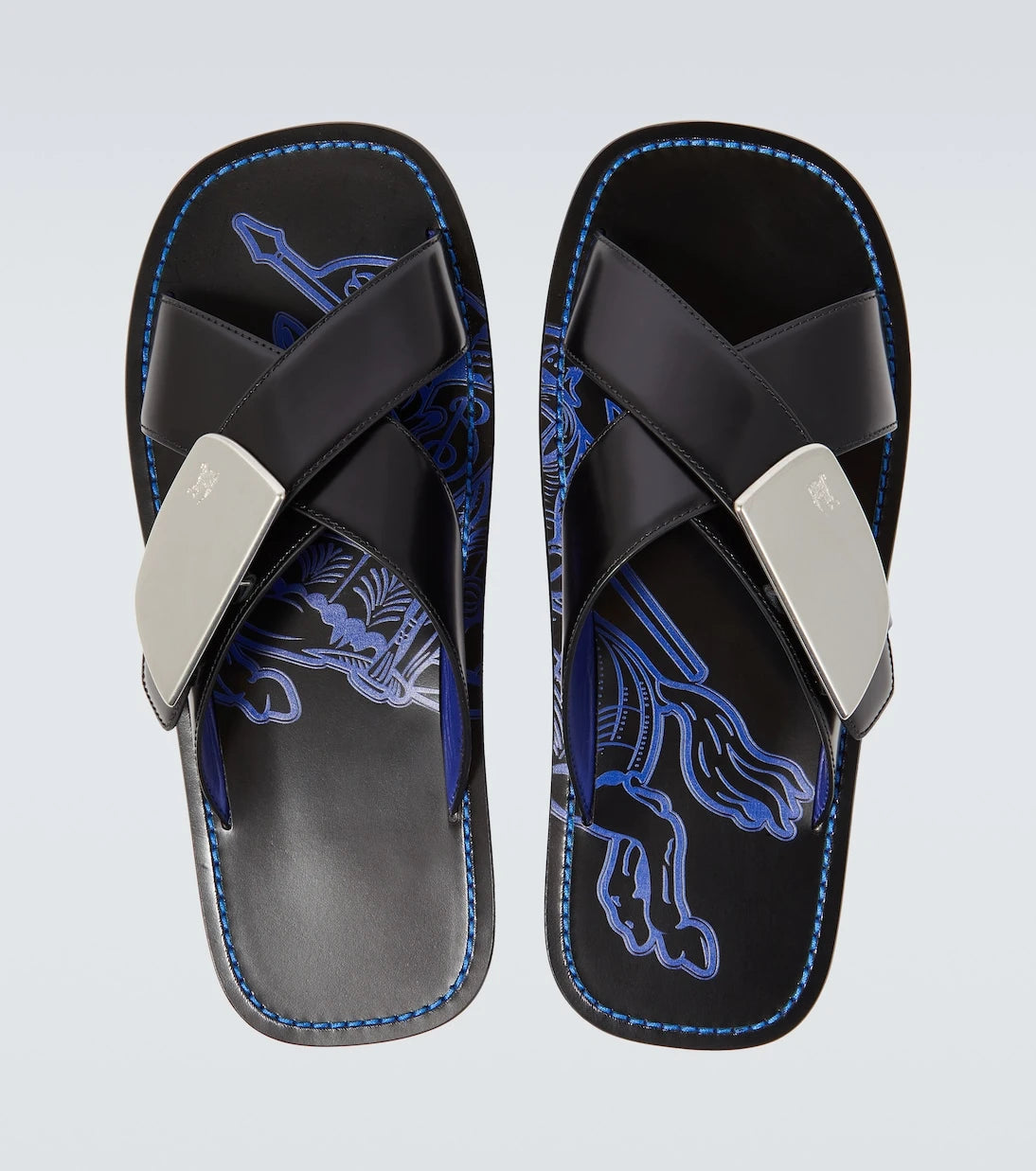 Burberry - EKD Leather sandals