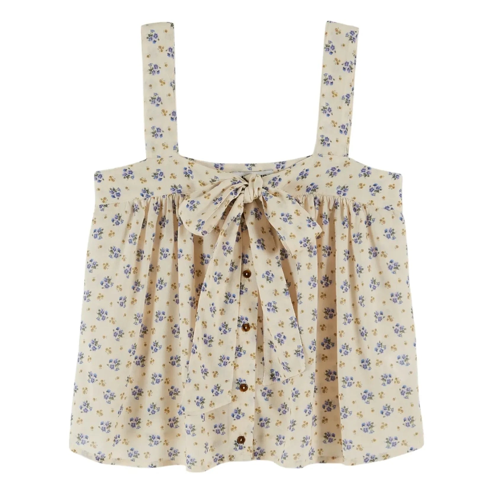 Emile et Ida - Tie Top | Cream