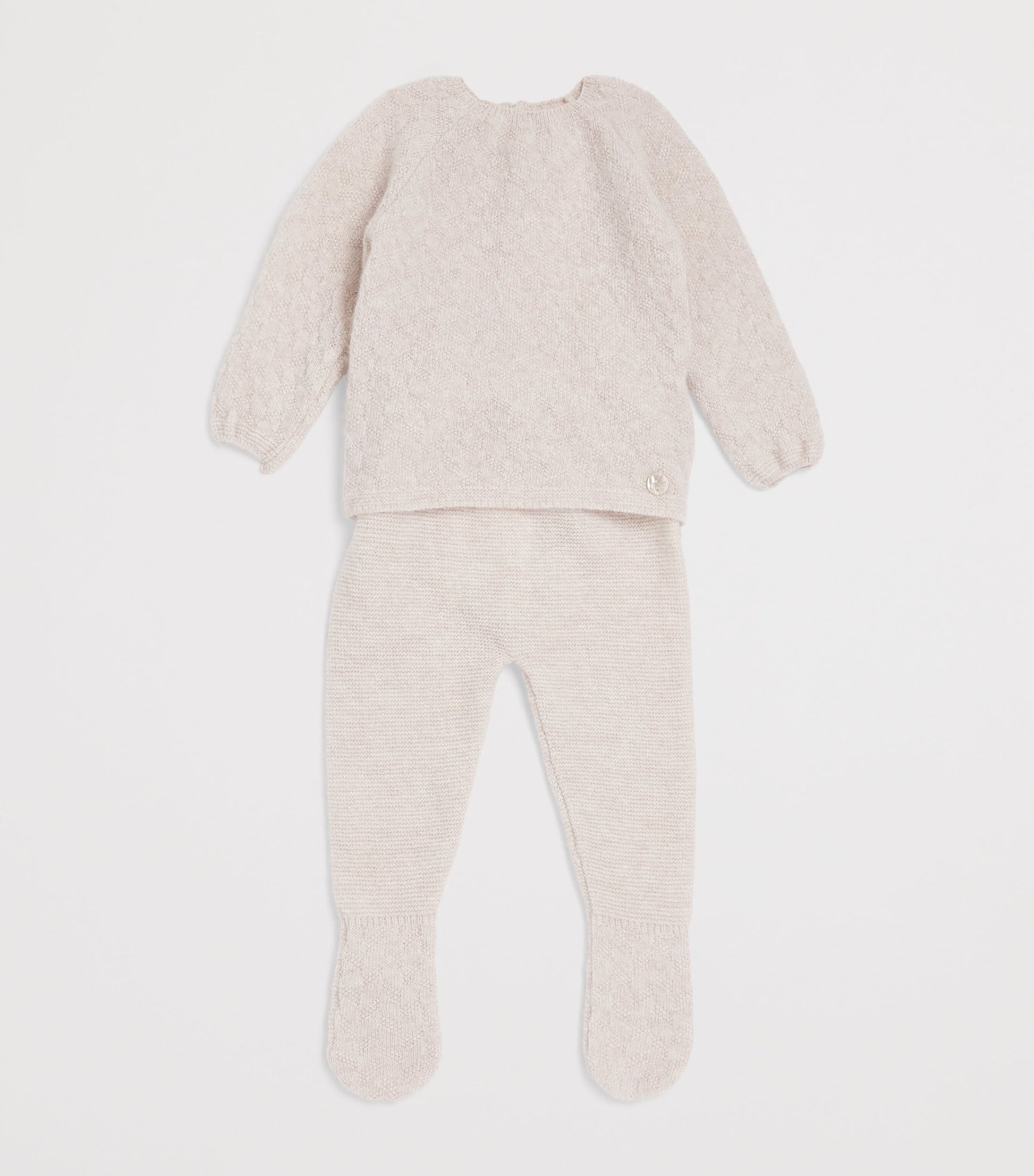 Wool-Cashmere Top and Leggings Set (0-6 Months)