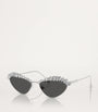 Swarovski Silver Metal SK7009 Sunglasses
