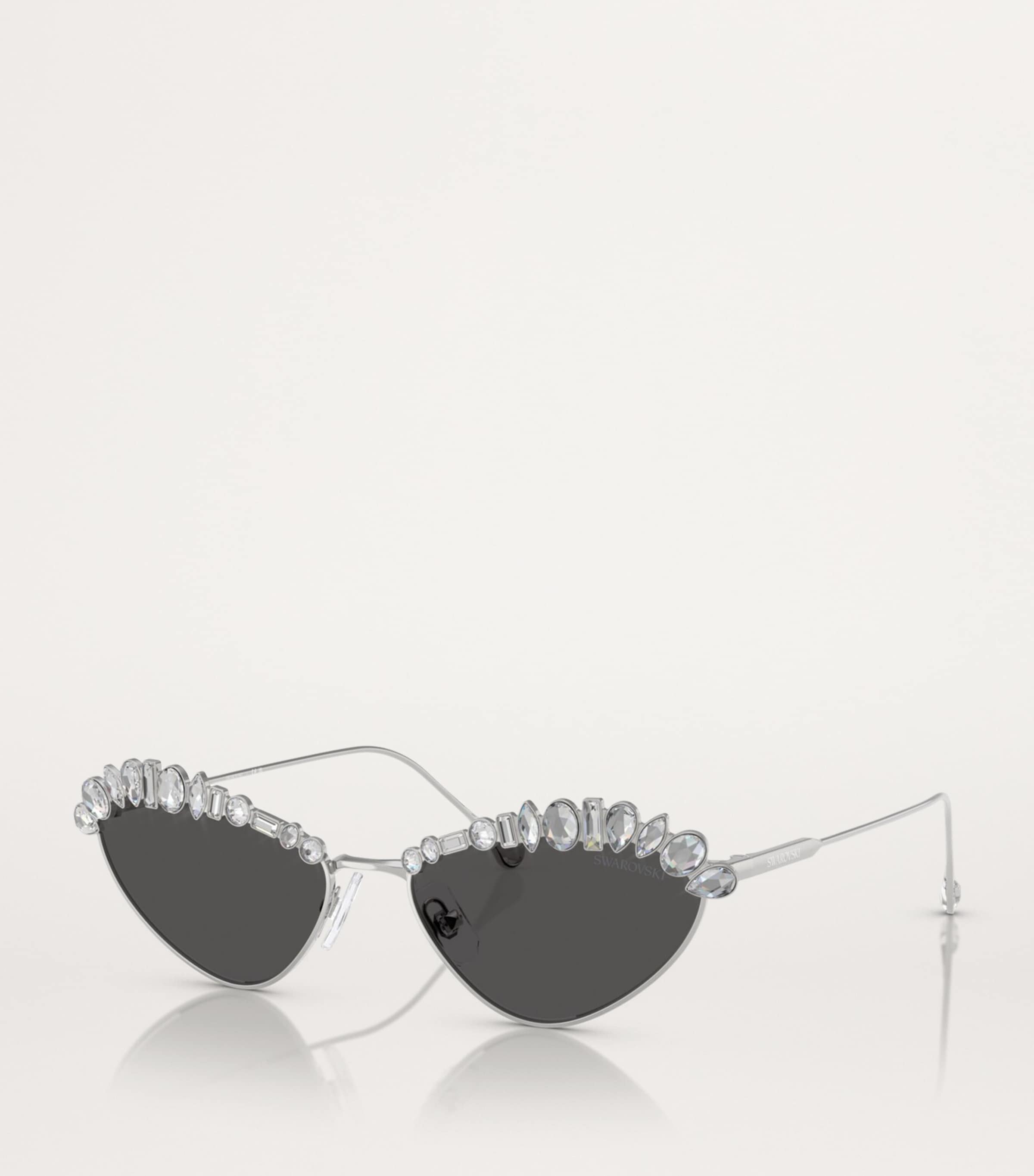 Swarovski Silver Metal SK7009 Sunglasses