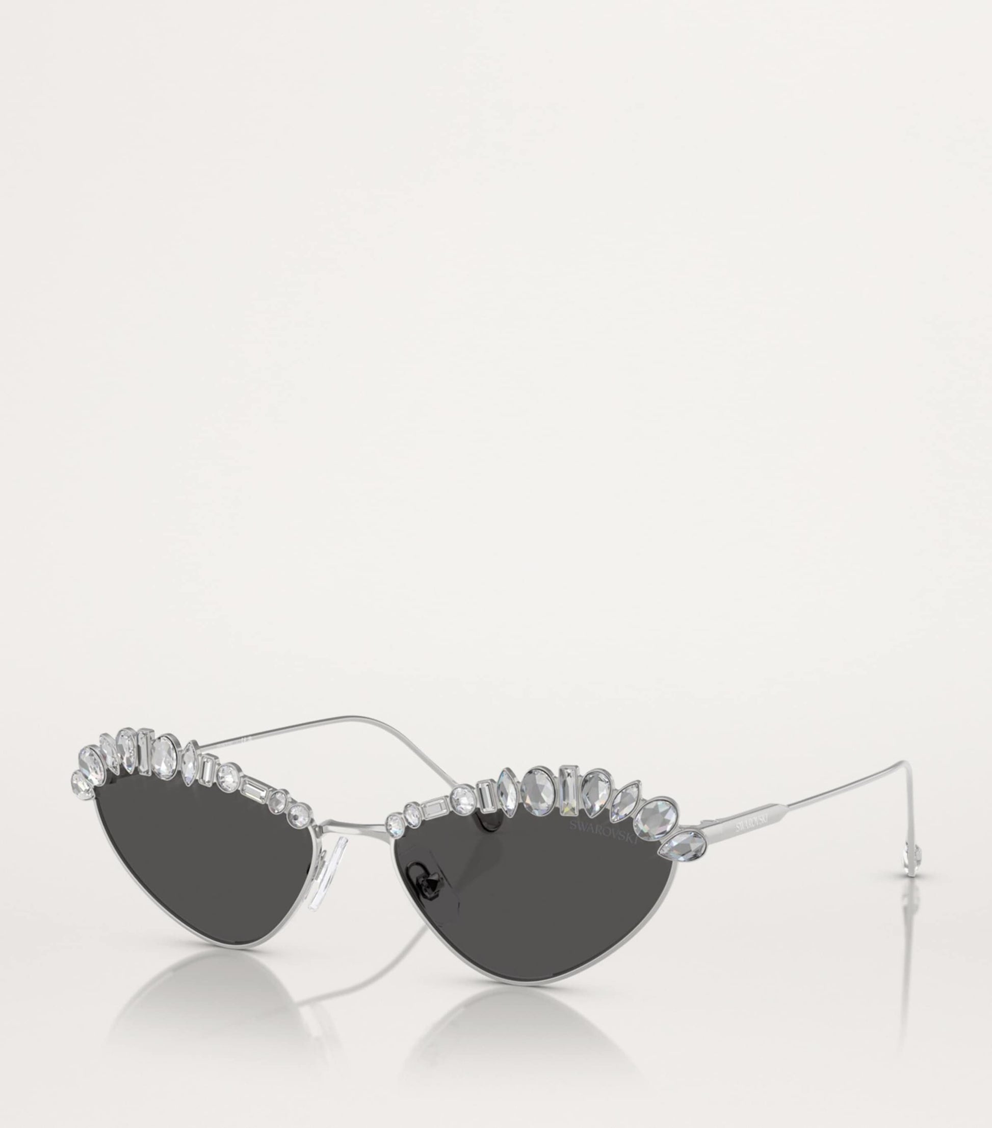 Swarovski Silver Metal SK7009 Sunglasses