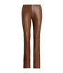 Ralph Lauren Collection Beige Lamb Leather Trousers