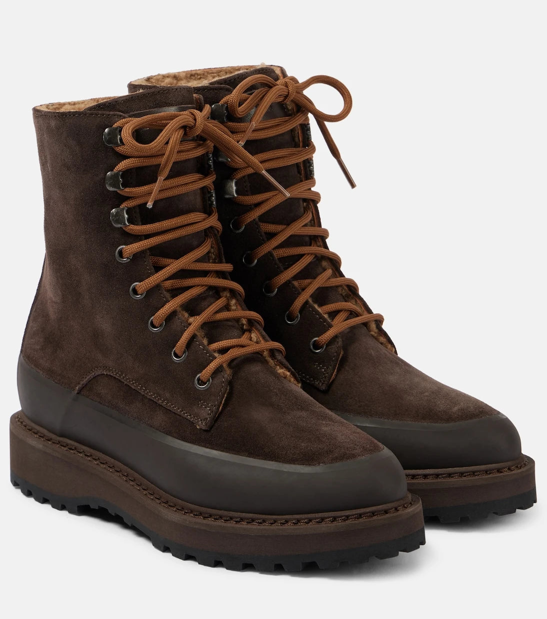 Le Monde Béryl - Dolomite suede lace-up boots