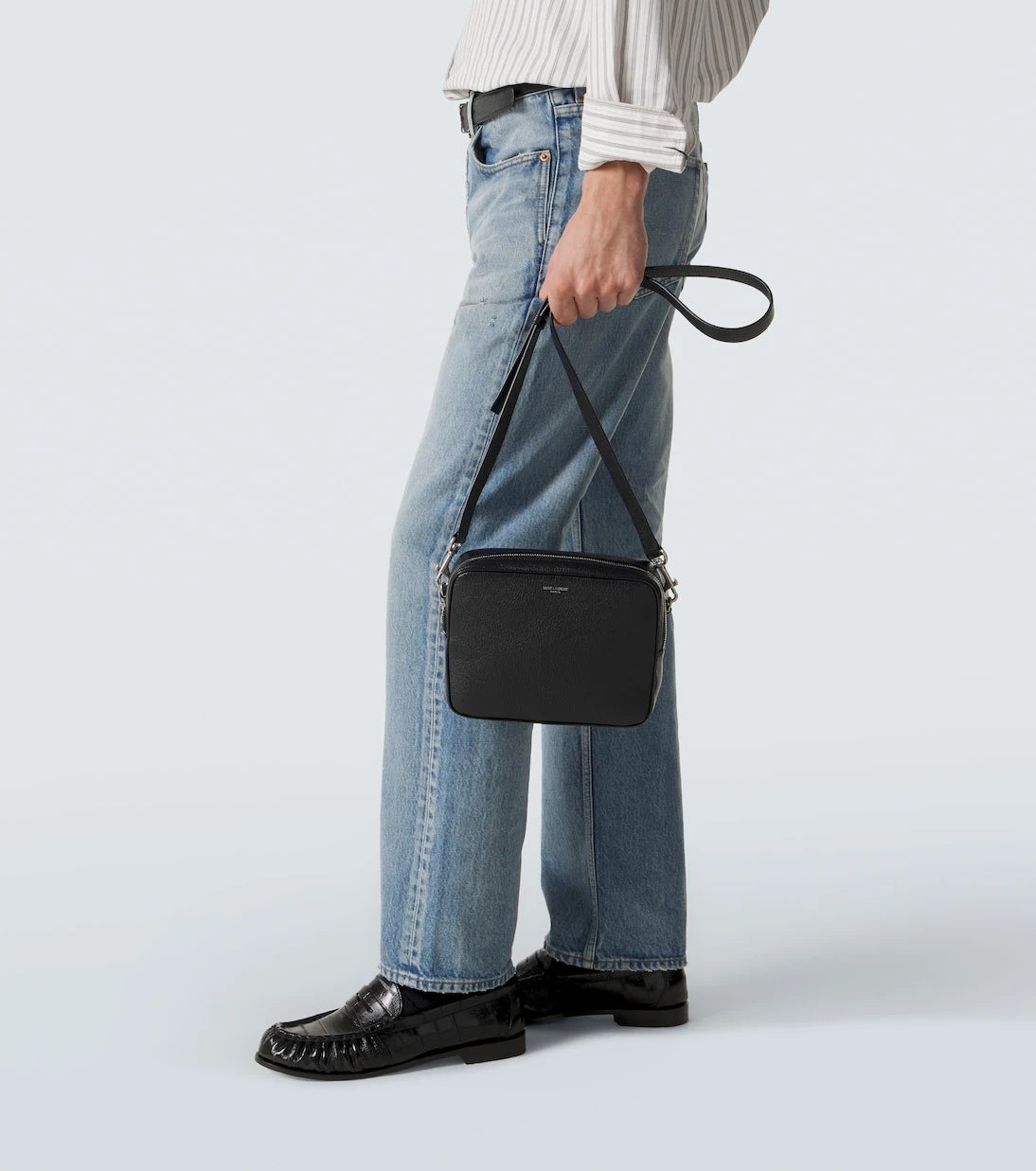 Saint Laurent - SPL Small leather shoulder bag