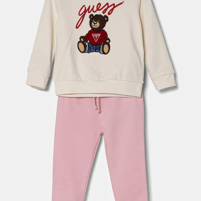 Бебешки памучен спортен комплект Guess