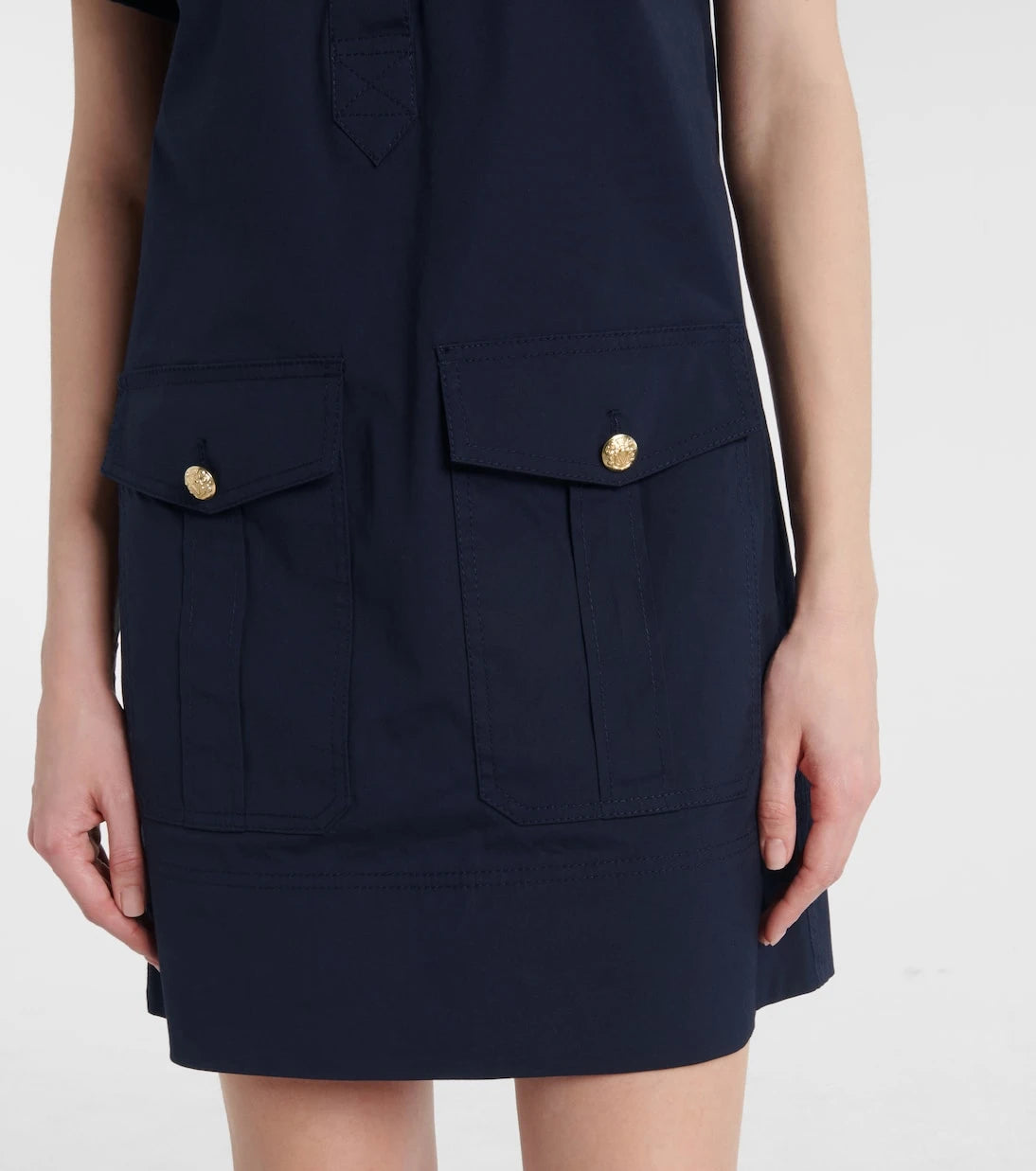 Veronica Beard - Lucca embellished linen shirt dress