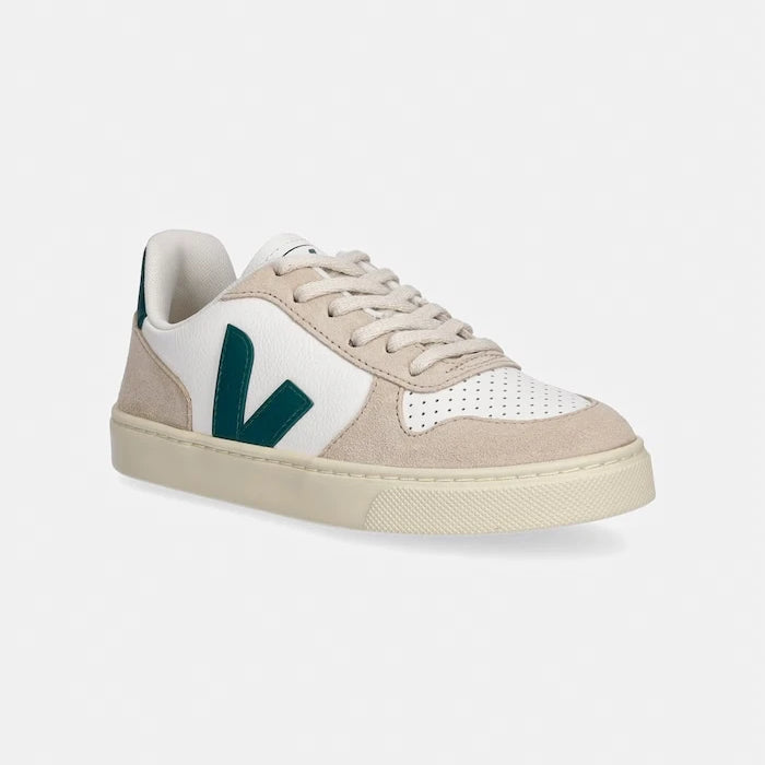 Детски кожени маратонки Veja Small V-10 Laces