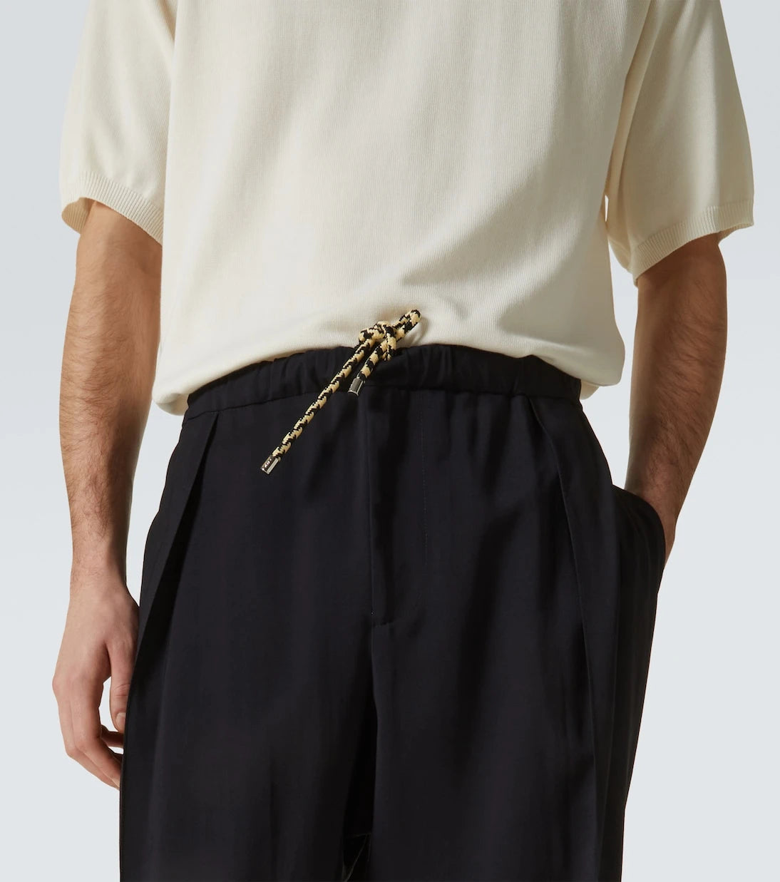 Plan C - High-rise wide-leg pants