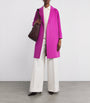 Max Mara Pink Virgin Wool Arona Wrap Coat