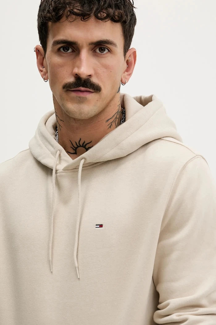 Tommy Jeans Erkek Pamuklu Kapüşonlu Sweatshirt
