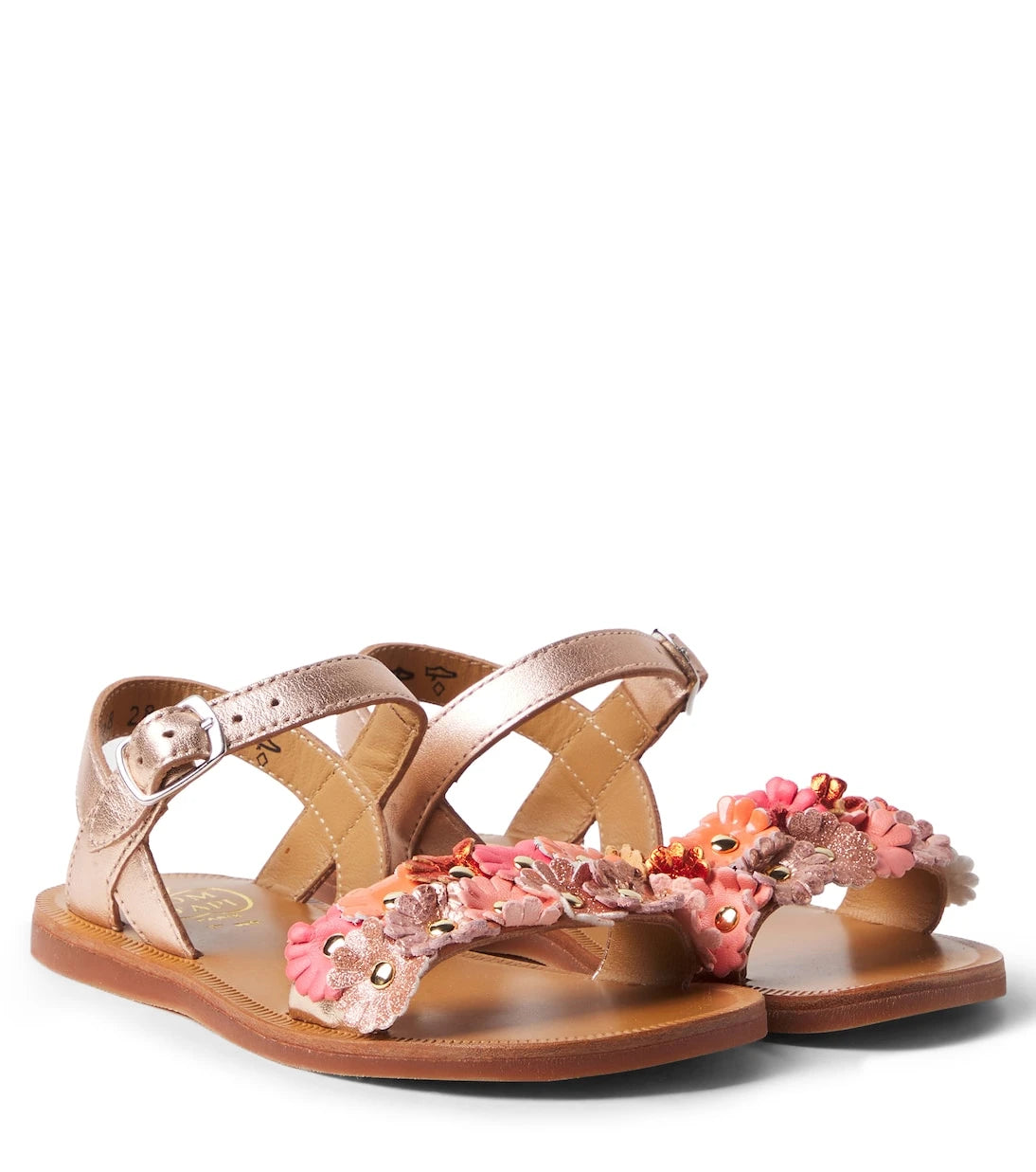 Pom d'Api - Plagette Multi Flo leather sandals