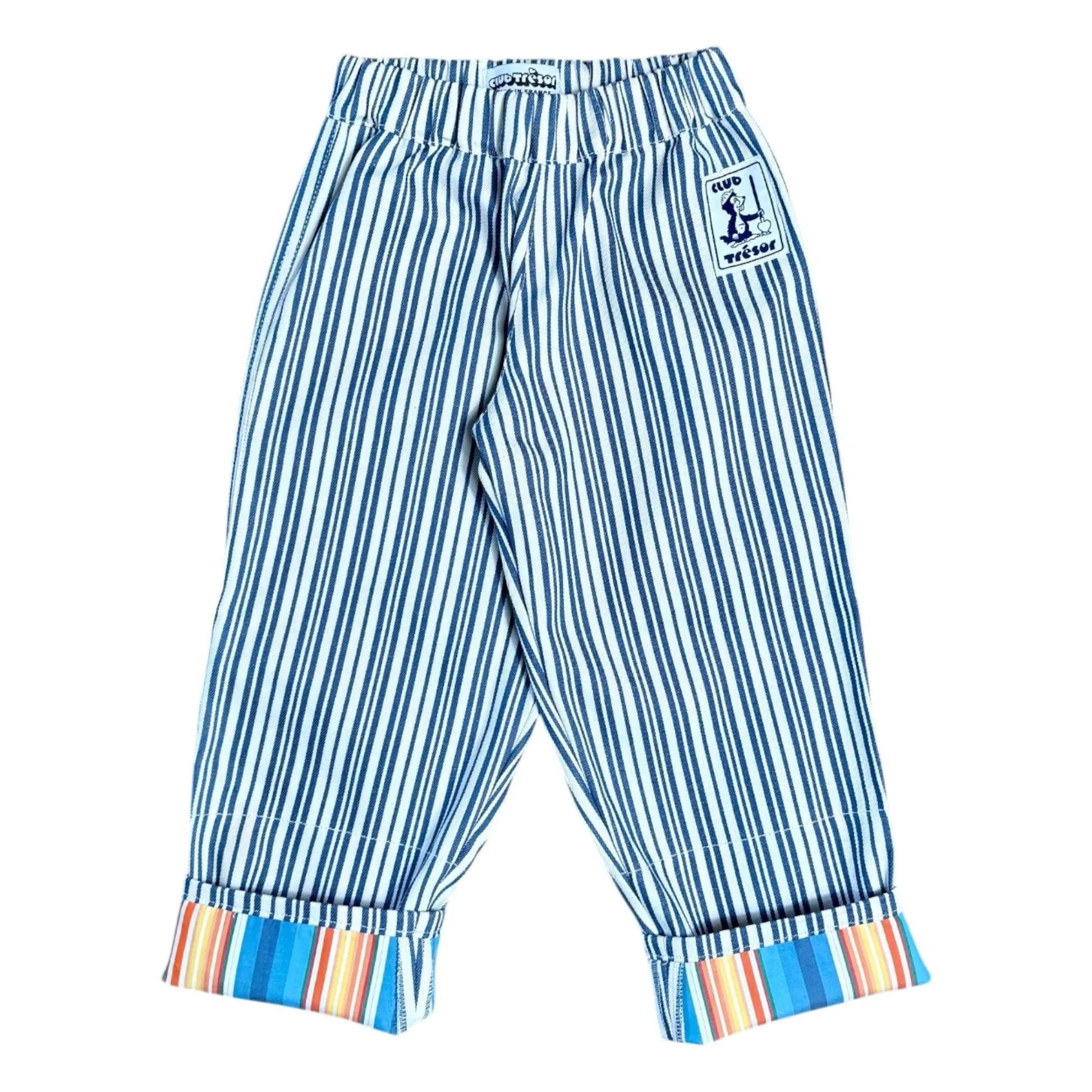 Club Trésor - Hickory Sunset Striped Evolving Pants | Blue