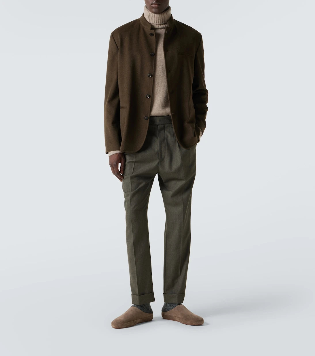 Loro Piana - Stafford virgin wool straight pants