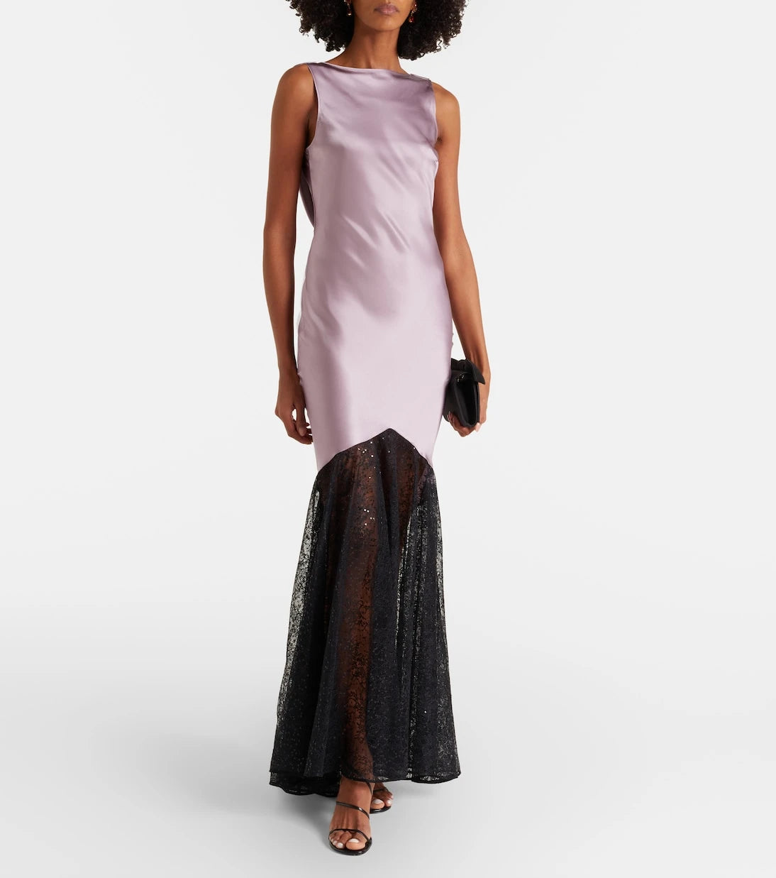 Nina Ricci - فستان مزيج الحرير