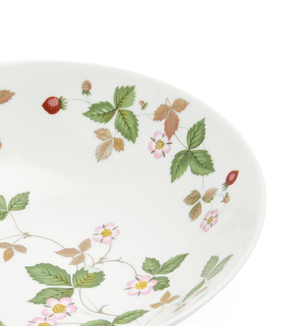 Fine Bone China Wild Strawberry Coupe Bowl (20.5cm)