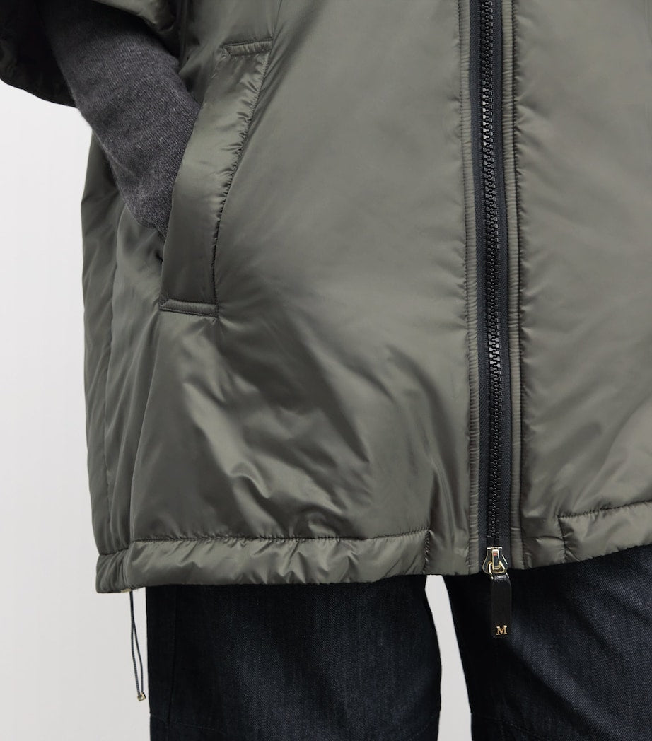 Max Mara Green The Cube Poncho