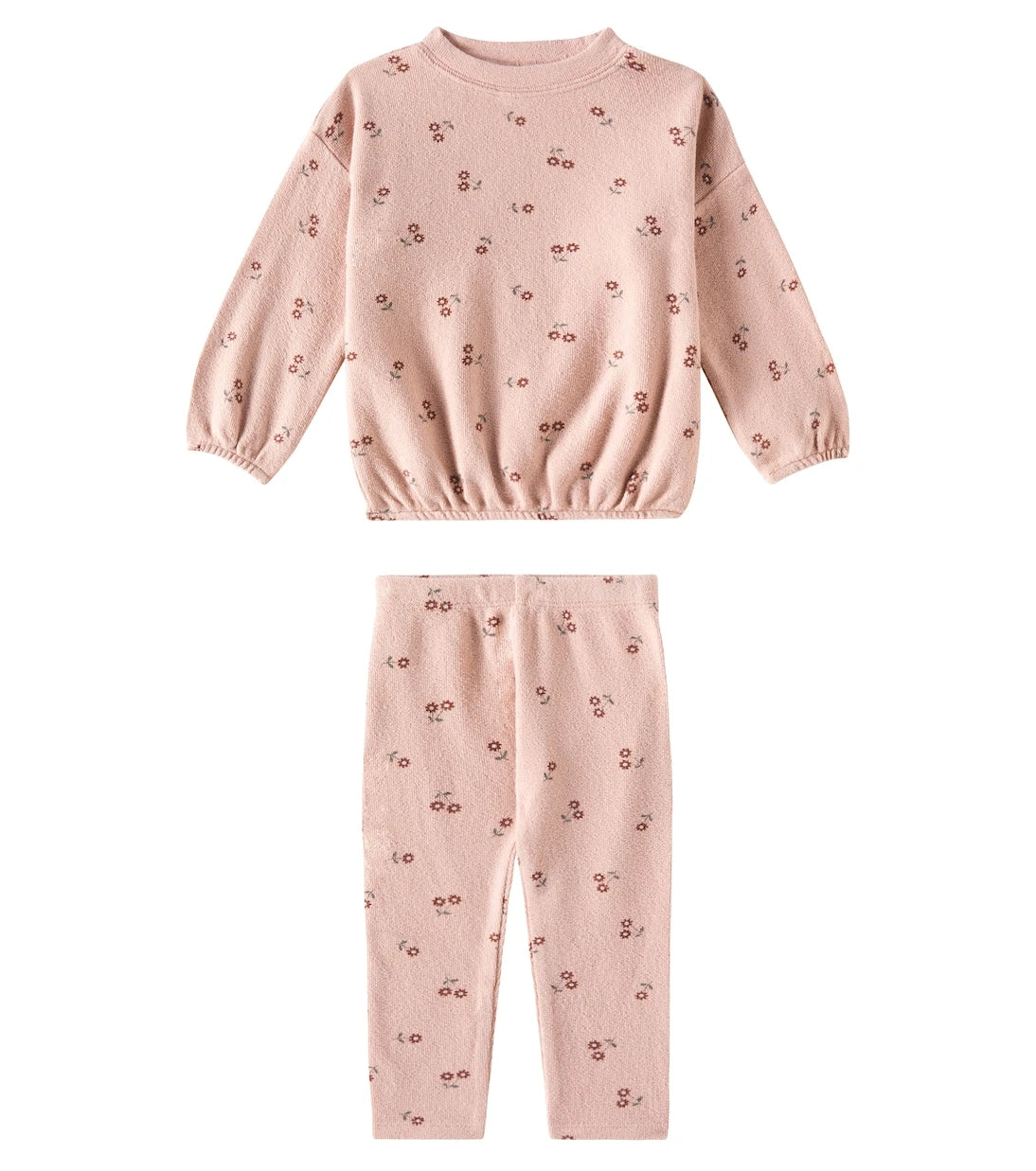 Rylee + Cru - Spongey printed sweater and leggings set