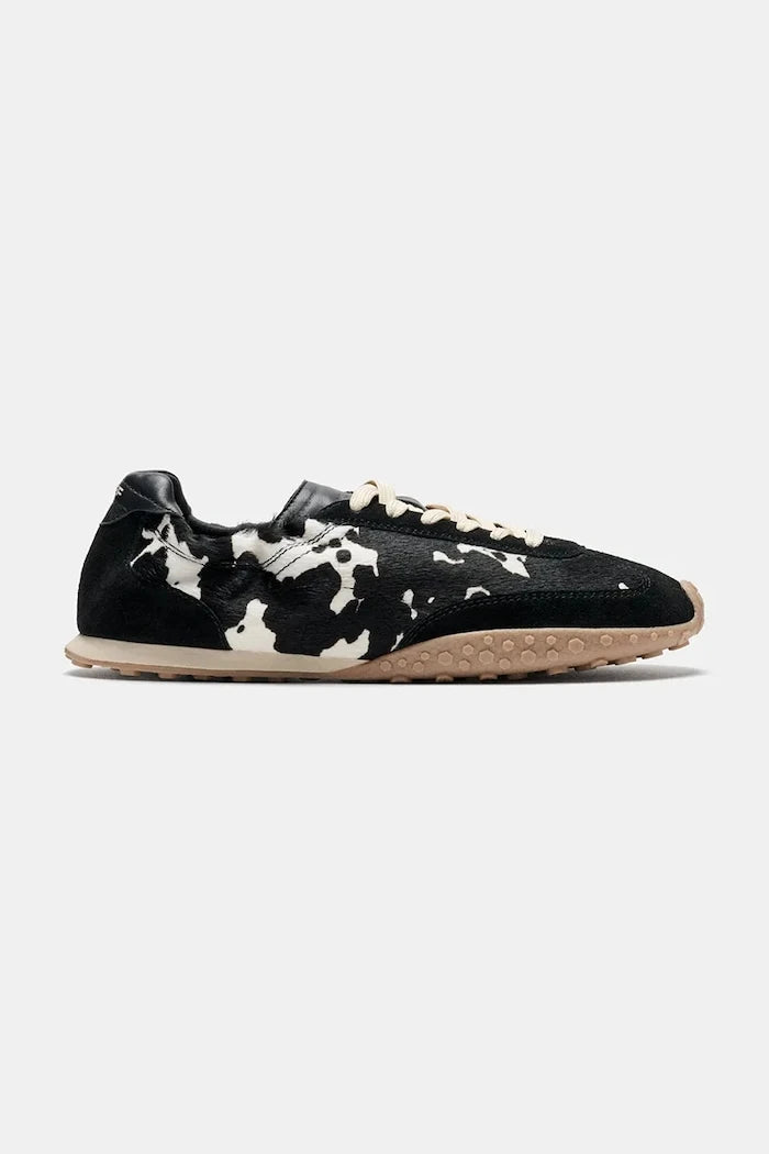 Hoff BRIDGE COW PRINT BLACK маратонки дамски от кожа