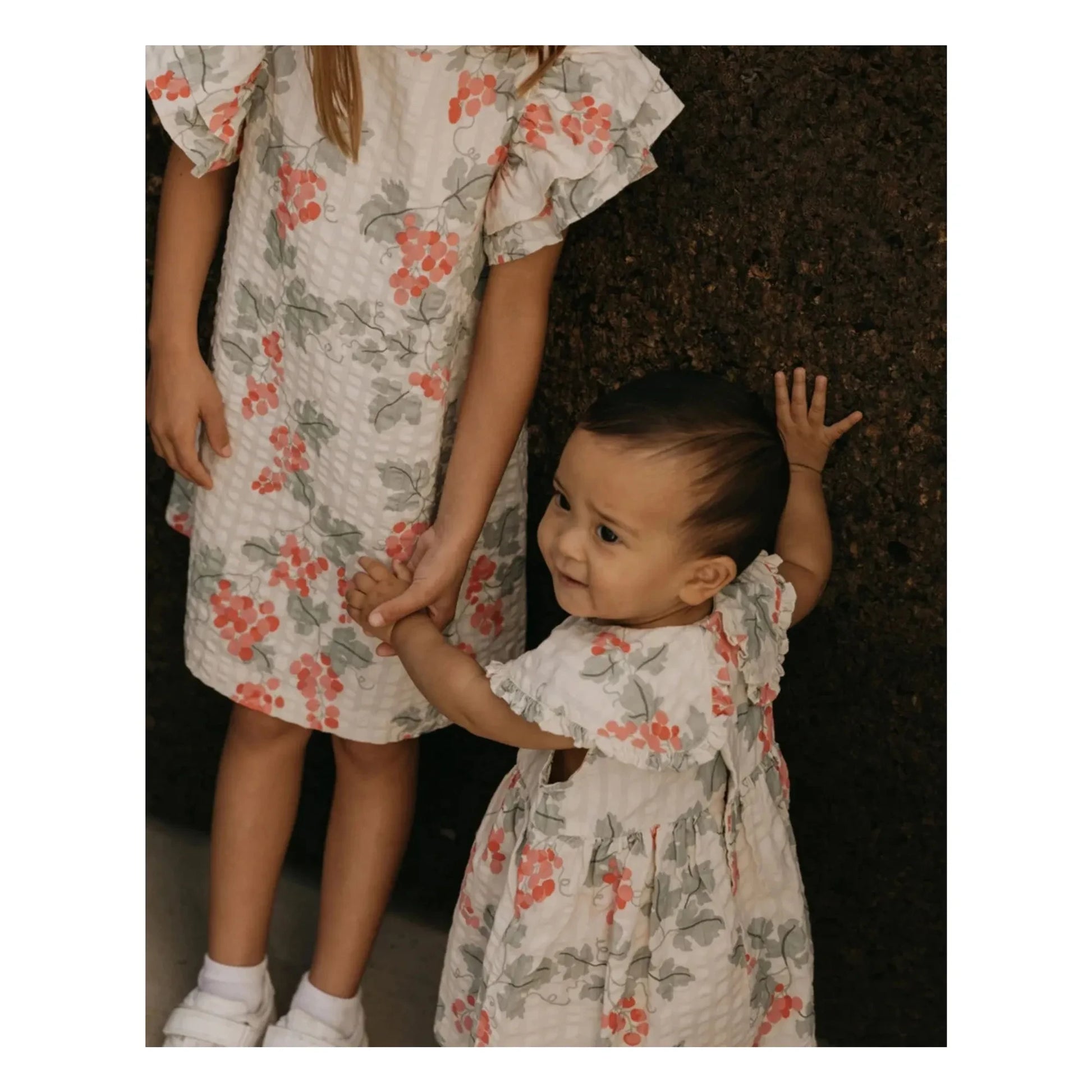 garbo&friends - Raisin Embossed Dress | Ecru