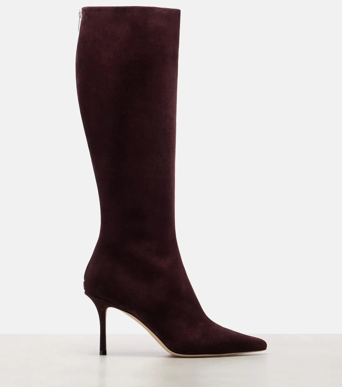 Jimmy Choo - Agathe 85 suede knee-high boots