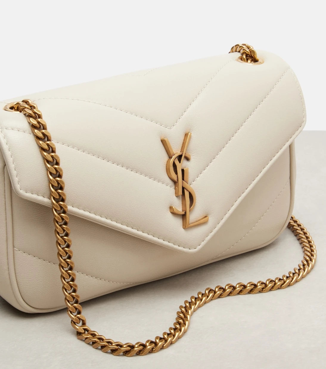 Saint Laurent - Loulou Mini leather crossbody bag