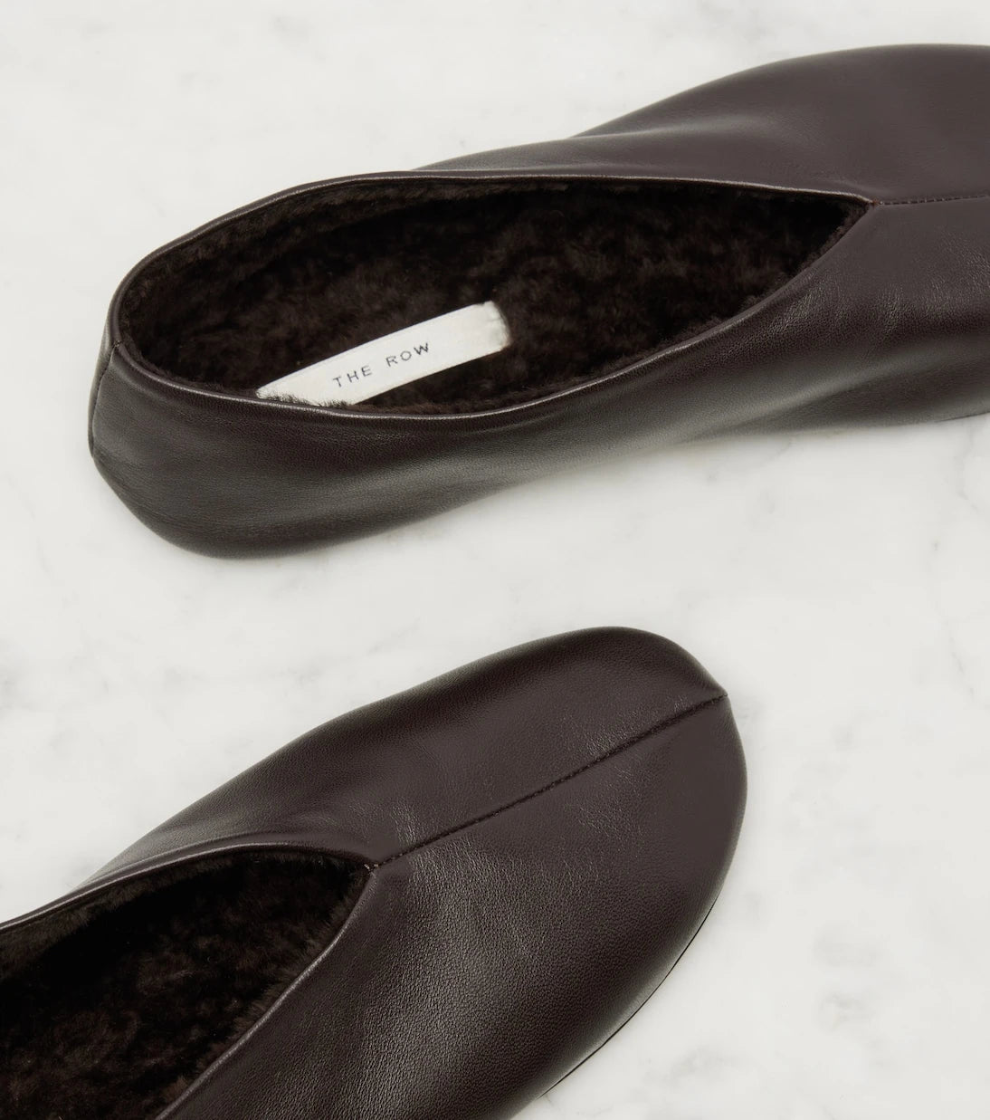 The Row - Stella leather ballet flats