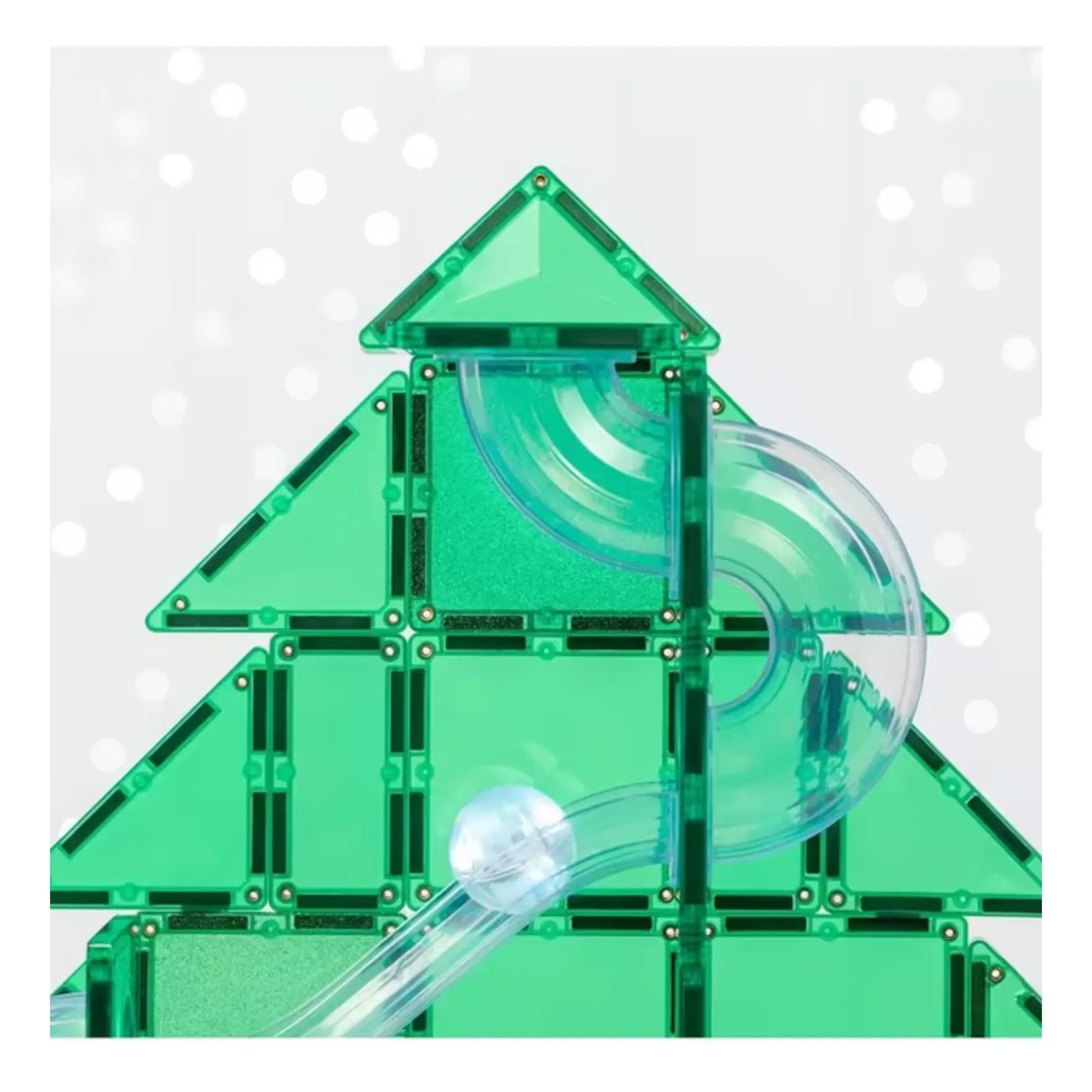 Connetix - Christmas Tree Ball Run pack - 71 pieces
