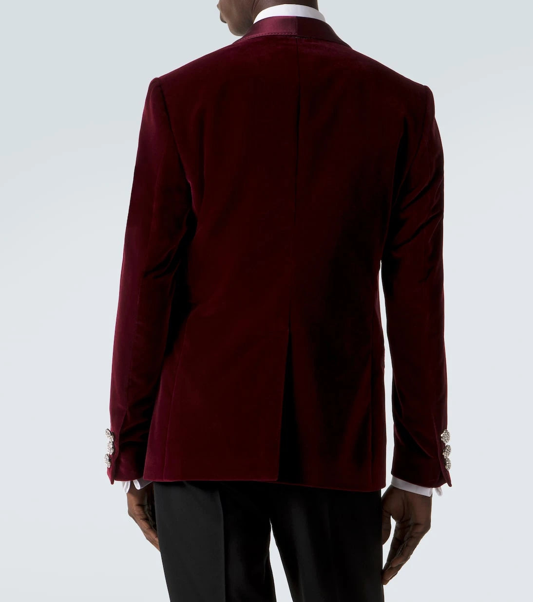Dolce&Gabbana - Cotton-blend velvet tuxedo jacket