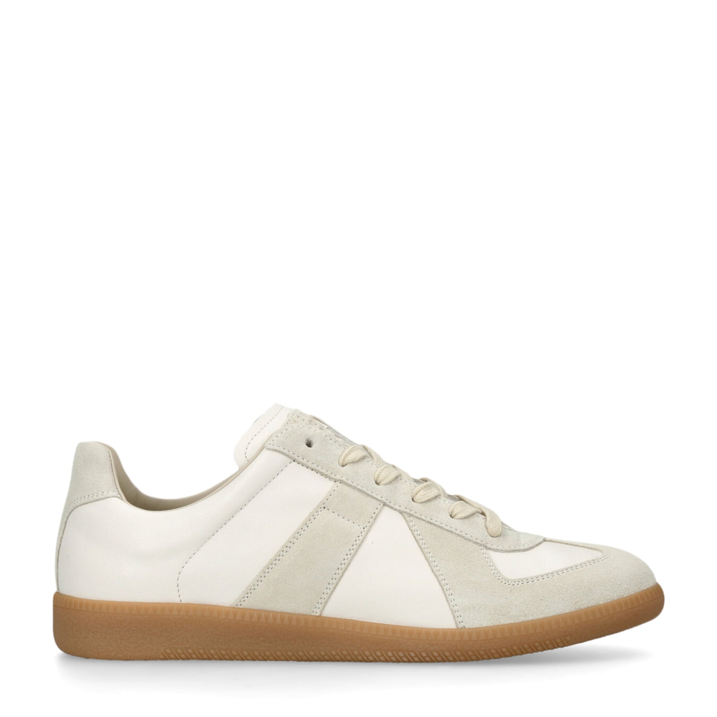 Leather-Suede Replica Sneakers