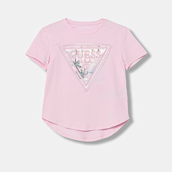 Детска памучна тениска Guess