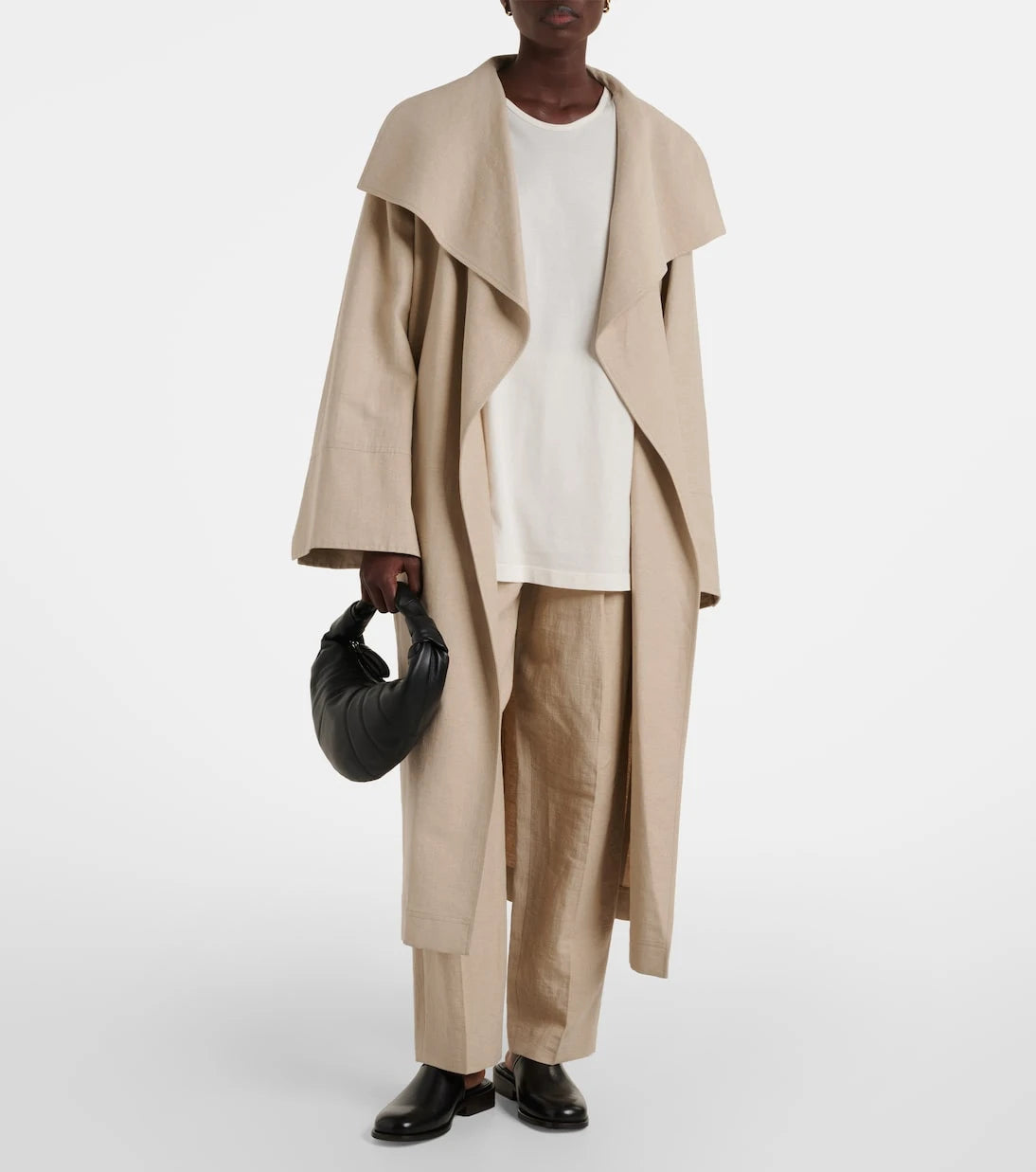 Lemaire - Fortune Croissant Mini leather shoulder bag